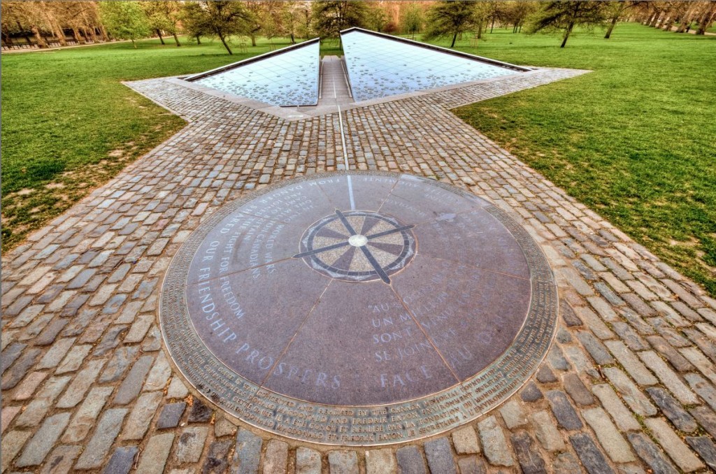 Canadian War Memorial in London's Green Park